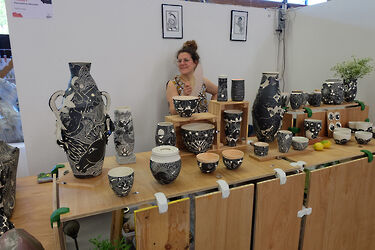 2024 Bussiere-Alexandra Tollet et son stand