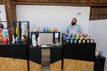 2024 Bussiere-Jonathan Reynaud et son stand