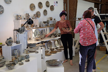 2024 Bussiere-Milena Barteau et son stand