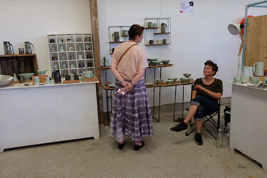 2024 Bussiere-Sarah Gatin et son stand