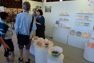 2024 Bussiere-Yuko Kuramatsu et son stand