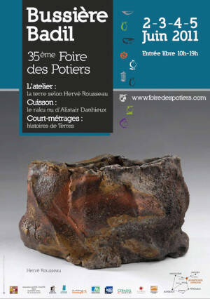 Affiche Marché céramique de Bussière Badil 2011