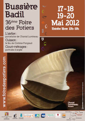 Affiche Marché céramique de Bussière Badil 2012