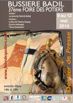 Affiche Marché céramique de Bussière Badil 2013