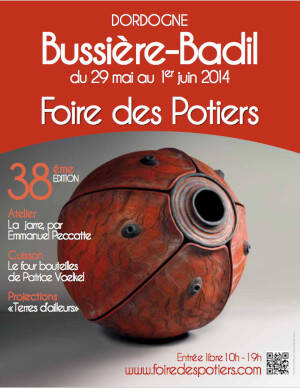 Affiche Marché céramique de Bussière Badil 2014