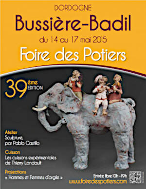 Affiche Marché céramique de Bussière Badil 2015