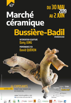 Affiche Marché céramique de Bussière Badil 2019