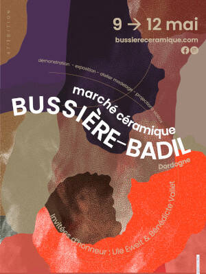 Affiche Marché céramique de Bussière Badil 2024