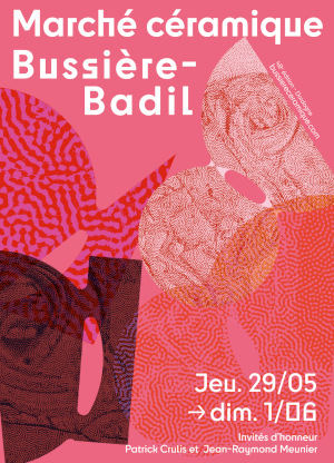 Affiche Marché céramique de Bussière Badil 2025