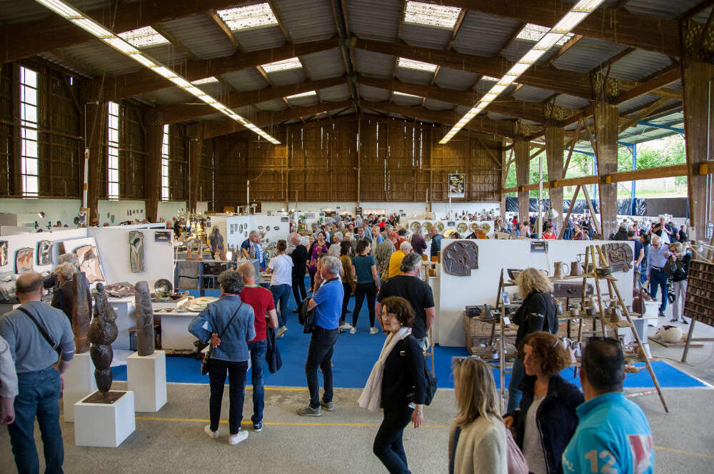 Exposition sous halle, 45 exposants